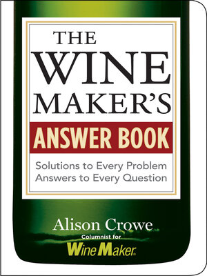 cover image of The Winemaker's Answer Book